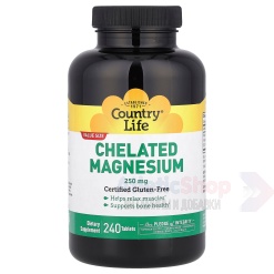 Country Life Chelated Magnesium 240 таб