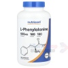 Nutricost L-Phenylalanine 500 mg. 180 капс
