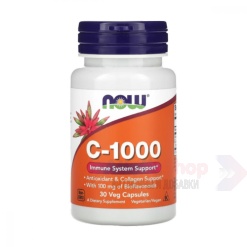 NOW Vitamin C-1000 30 капс