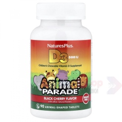 NaturesPlus Vitamin D3 500IU sugar free 90 таб