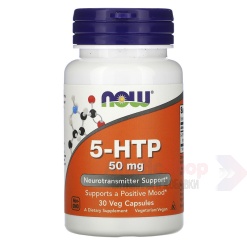 NOW 5-HTP 50mg 30 капсул