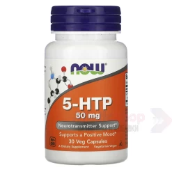 NOW 5-HTP 50mg 30 капсул