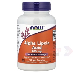 NOW Alpha lipoic Acid 250 mg. 120 капс