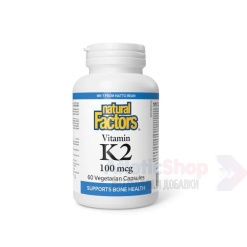 Natural Factors Vitamin K2 100mcg 60 капс