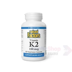 Natural Factors Vitamin K2 100mcg 60 капс