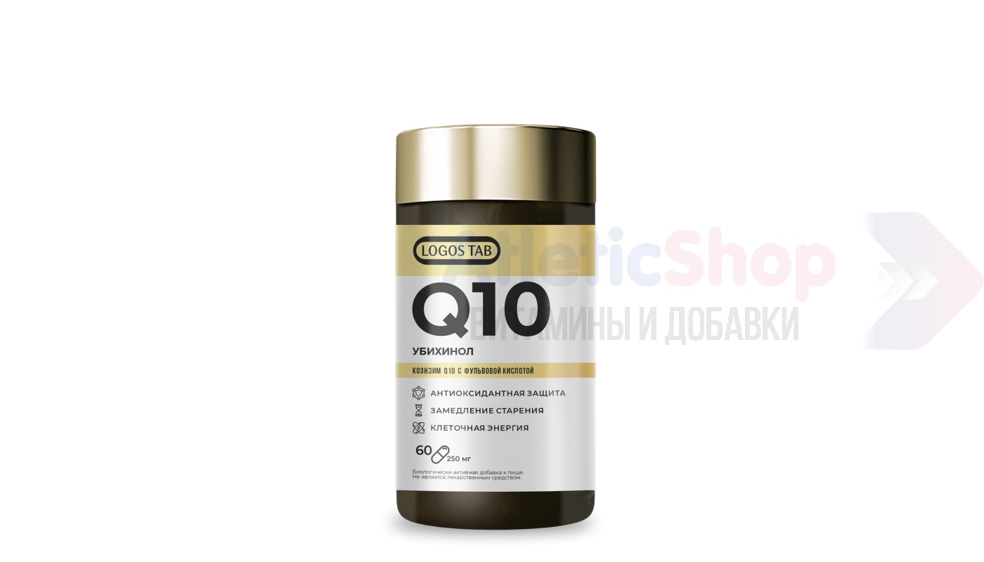 ORGANIC LOGOS Коэнзим Q10 Убихинол 60 капс
