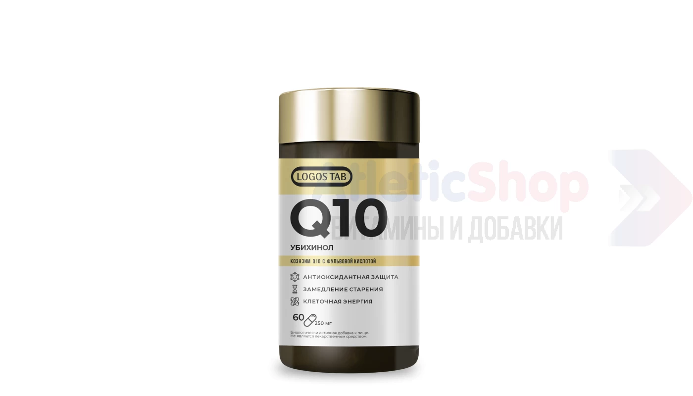 ORGANIC LOGOS Коэнзим Q10 Убихинол 60 капс