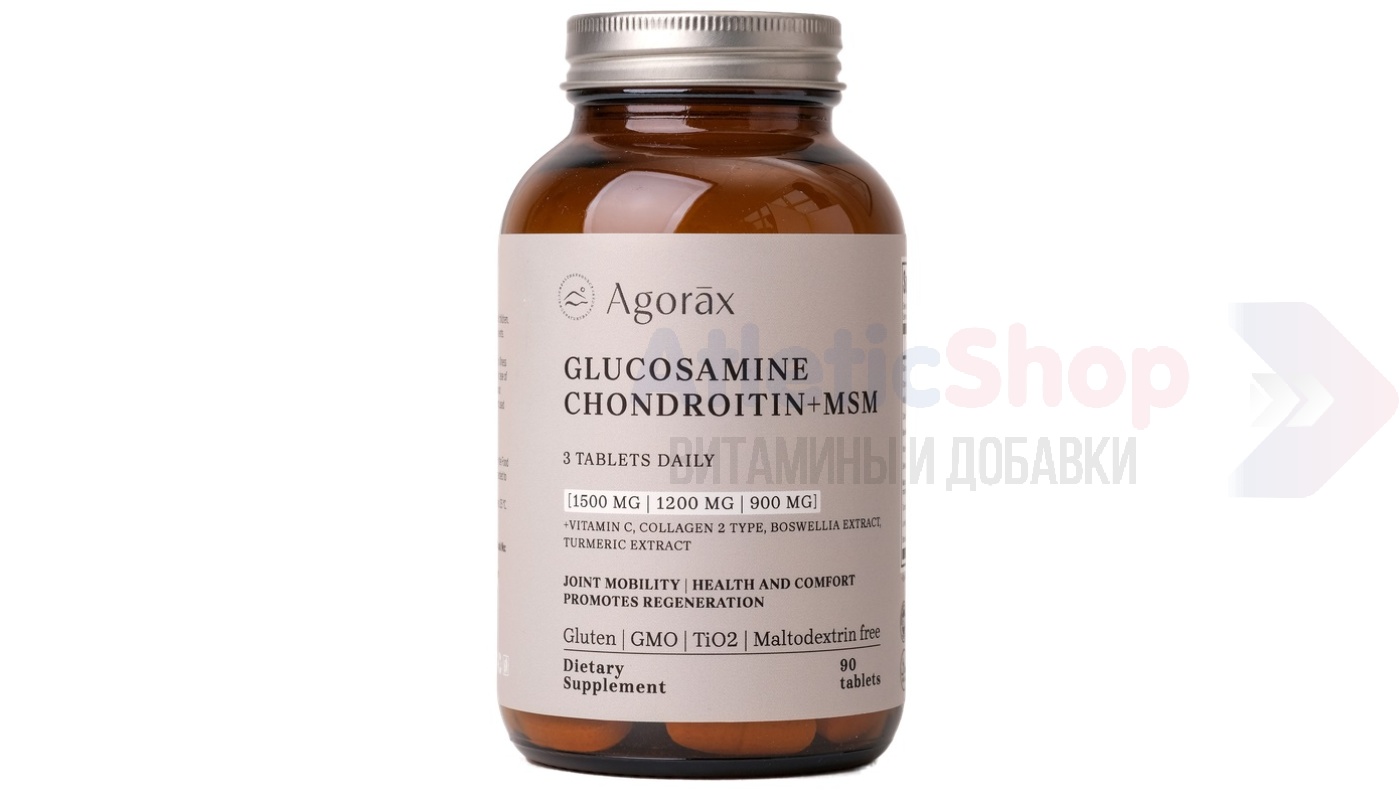 Agorax Glucosamine Chondroitin MSM 90 таб