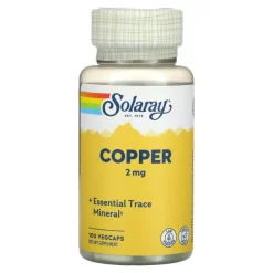 Solaray Медь Copper Bisglycinate 2 mg 100 капс