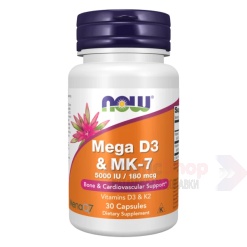 NOW Mega D3&MK7 30 капс